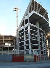 Estadio de Mestalla - the Mestaya Stadium in Valencia, Spain