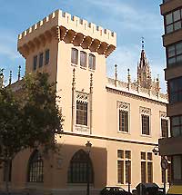 Exposition Palace (Palacio de la Exposicion) in Valencia, Spain