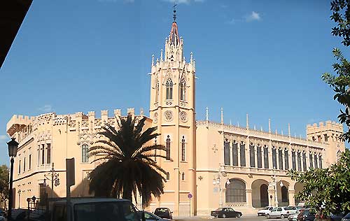 Exposition Palace (Palacio de la Exposicion) in Valencia, Spain