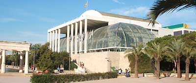 Palau de la Musica - the main concert hall of Valencia, Spain