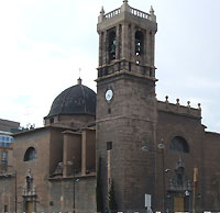Iglesia (Church) Santa Maria del Mar in Valencia, Spain