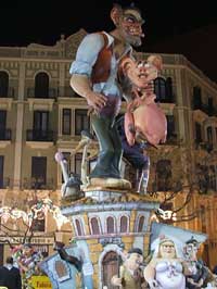 Las Fallas fiesta in Valencia photos / images 