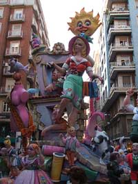 Las Fallas fiesta in Valencia photos / images 