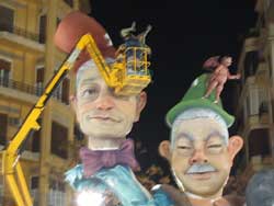 Las Fallas fiesta in Valencia photos / images 