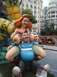 Las Fallas fiesta in Valencia photos / images 