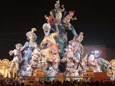 Las Fallas fiesta in Valencia photos / images 