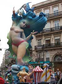 Las Fallas fiesta in Valencia photos / images 