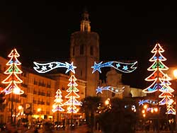 Christmas and New Year Holiday in Valencia, Spain