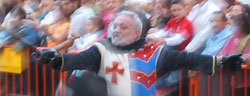 Dia de Valencia - Moors and Christians - Moros y Cristianos in Valencia , Spain