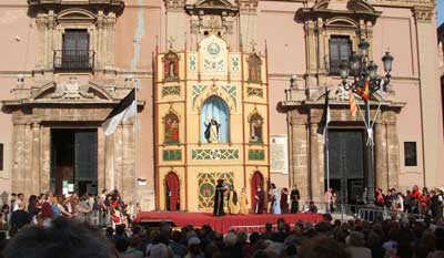 Spanish Fiesta San Vicente Ferrer in Valencia, Spain