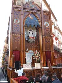 Spanish Fiesta San Vicente Ferrer in Valencia, Spain