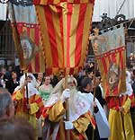 Spanish Fiesta San Vicente Ferrer in Valencia, Spain