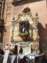 Spanish Fiesta San Vicente Ferrer in Valencia, Spain