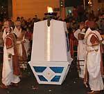 Christmas Fiesta for children Three Kings in Valencia, Spain