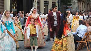 Fiesta of the Virgin in Valencia, Spain