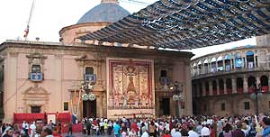 Fiesta of the Virgin in Valencia, Spain