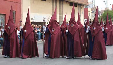 Acto de Profecia of Semana Santa (Holy Week) in Valencia, Spain