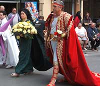 Parade of Glory of Semana Santa (Holy Week) in Valencia, Spain