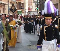 Parade of Glory of Semana Santa (Holy Week) in Valencia, Spain