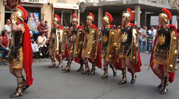 Parade of Glory of Semana Santa (Holy Week) in Valencia, Spain