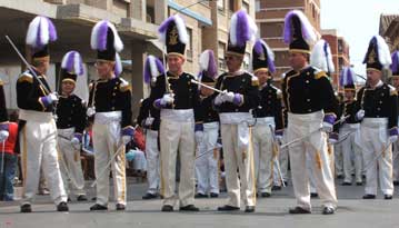 Parade of Glory of Semana Santa (Holy Week) in Valencia, Spain