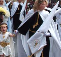 Processions of Semana Santa (Holy Week) in Valencia, Spain