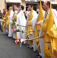 Parade of Glory of Semana Santa (Holy Week) in Valencia, Spain