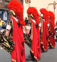 Parade of Glory of Semana Santa (Holy Week) in Valencia, Spain