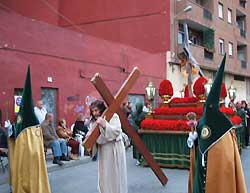 anto Entierro of Semana Santa (Holy Week) in Valencia, Spain