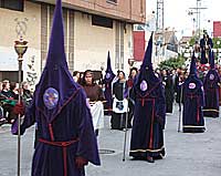 anto Entierro of Semana Santa (Holy Week) in Valencia, Spain