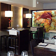 Burdeos in Love - a luxury, trendy and modern Spanish restaurant in Valencia, Spain. Spanish food / cuisine.