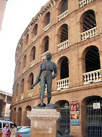 Plaza de Toros (Bullring) and Estacion del Norte (Train Station) in Valencia, Spain