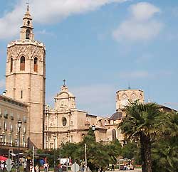 The Valencia Cathedral (Cathedral) - where the Holy Grail rests in Valencia, Spain