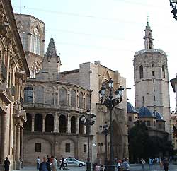 The Valencia Cathedral (Cathedral) - where the Holy Grail rests in Valencia, Spain