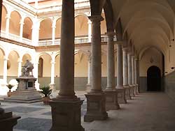 Plaza Patriarca - the ancient scholar's square surrounded by Rennaisance and Modernism